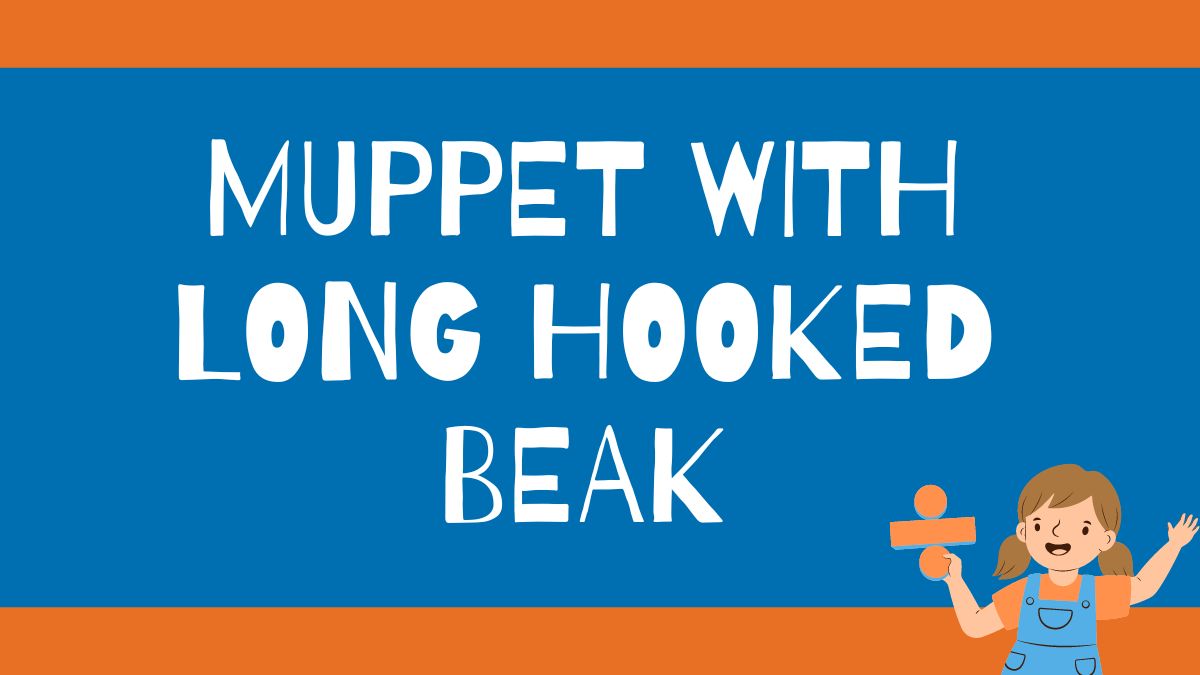 muppet with long hooked beak