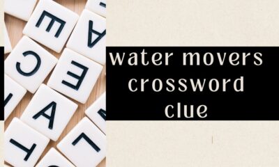water movers crossword clue